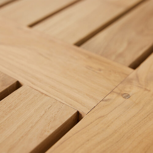HKLiving Outdoor dagbed teak chalkstripe