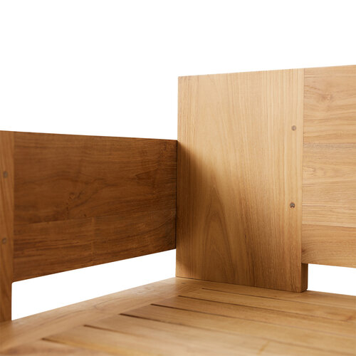 HKLiving Outdoor sofa teak chalkstripe