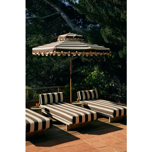 HKLiving Outdoor daybed teak stracciatella