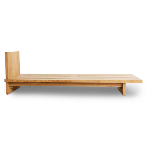 HKLiving Outdoor daybed teak stracciatella