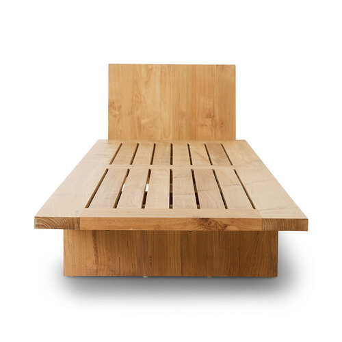 HKLiving Outdoor daybed teak stracciatella
