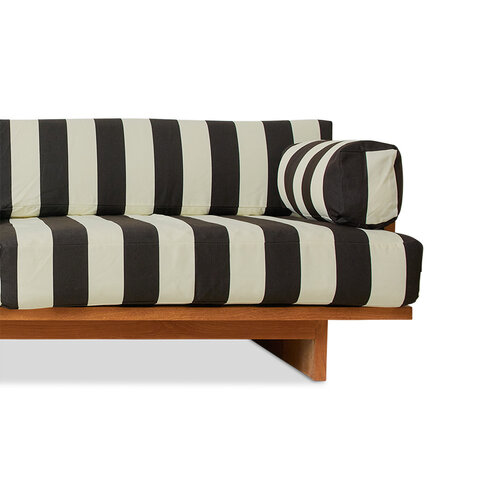 HKLiving Outdoor sofa teak stracciatella