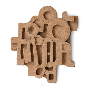 HKLiving Brutalist sculpture murale large