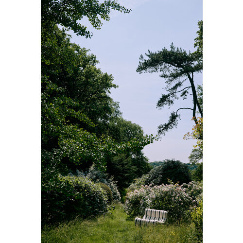 HKLiving Lazy lounge chair outdoor chalkstripe HKLiving Lazy lounge chair outdoor chalkstripe