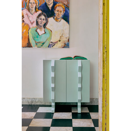 HKLiving Forma cupboard ice blue HKLiving Forma cupboard ice blue