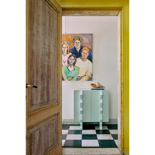 HKLiving Forma cupboard ice blue HKLiving Forma cupboard ice blue