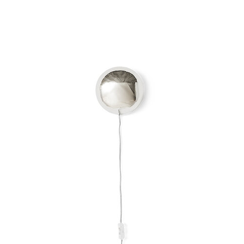 HKLiving Orb wandlamp chrome
