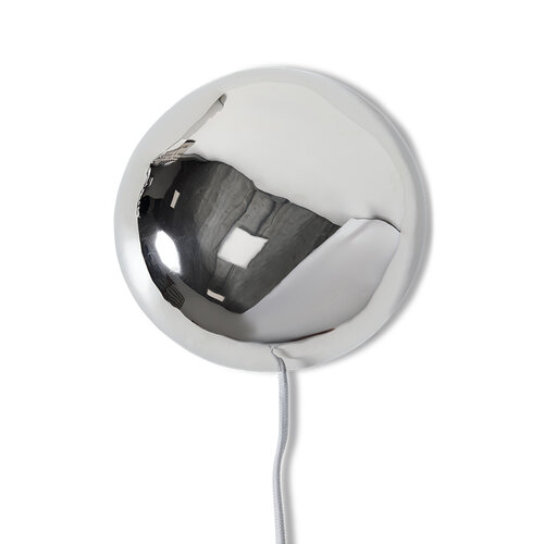 HKLiving Orb wandlamp chrome