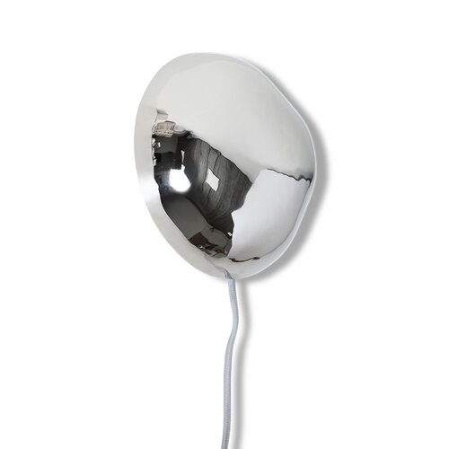 HKLiving Orb wandlamp chrome