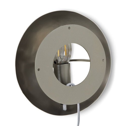 HKLiving Orb wandlamp chrome