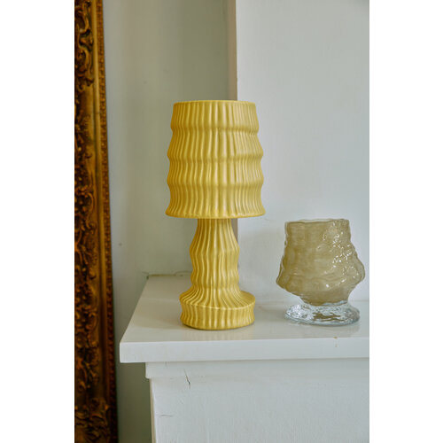 HKLiving Keramische tafellamp ochre