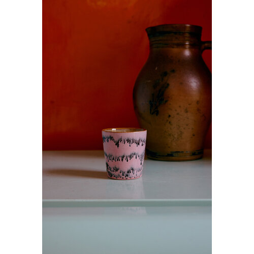 HKLiving 70s koffiekopjes pop art - set van 4