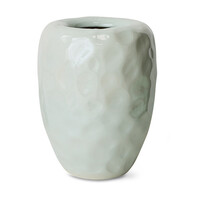 Earthenware vloervaas mint
