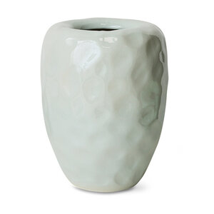 HKLiving Earthenware vloervaas mint