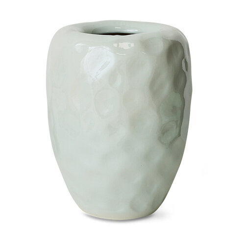 HKLiving Earthenware vloervaas mint