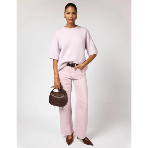 O My Bag Coco croissant handtas klassiek leer - Chocolate