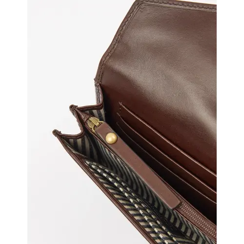 O My Bag Jo's portefeuille klassiek leer - Chocolate