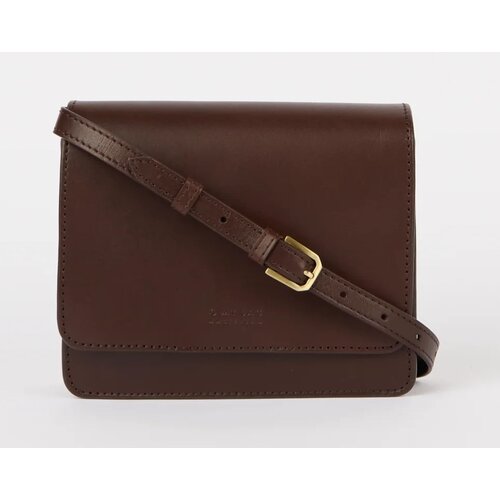 O My Bag Audrey mini klassiek leer - Chocolate