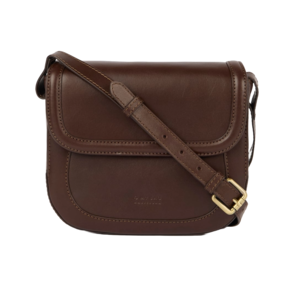 O My Bag Nina handtas klassiek leer - Chocolate