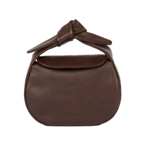 O My Bag Coco croissant handtas klassiek leer - Chocolate