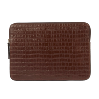 Laptophoes Croco - Chocolate