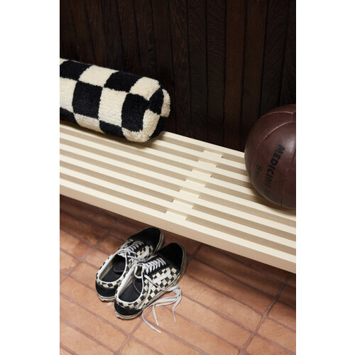 HKLiving Bank met latjes zand HKLiving Bank met latjes zand