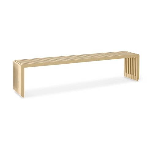 HKLiving Bank met latjes zand HKLiving Bank met latjes zand