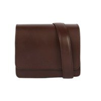 Audrey mini klassiek leer - Chocolate