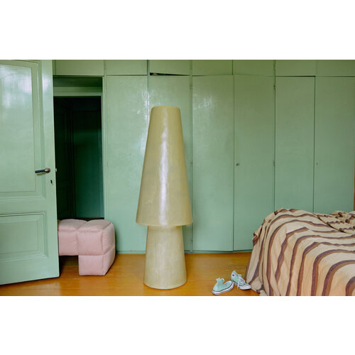 HKLiving Glasvezel vloerlamp zachtgroen HKLiving Glasvezel vloerlamp zachtgroen