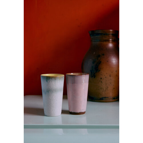 HKLiving 70s latte mokken fresco - set van 2