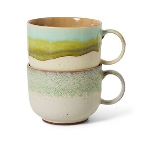 HKLiving 70s tasses à thé Neo - lot de 2 HKLiving 70s tasses à thé Neo - lot de 2