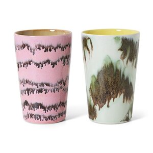 HKLiving 70s mugs à thé Baroque - lot de 2 HKLiving 70s mugs à thé Baroque - lot de 2
