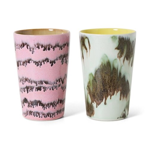 HKLiving 70s theemokken Baroque - set van 2