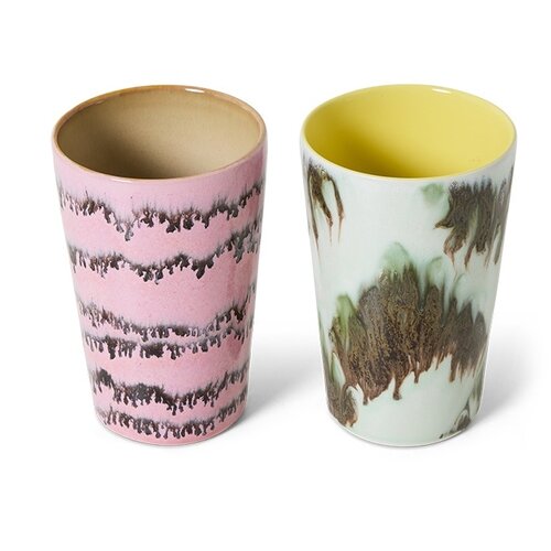 HKLiving 70s theemokken Baroque - set van 2