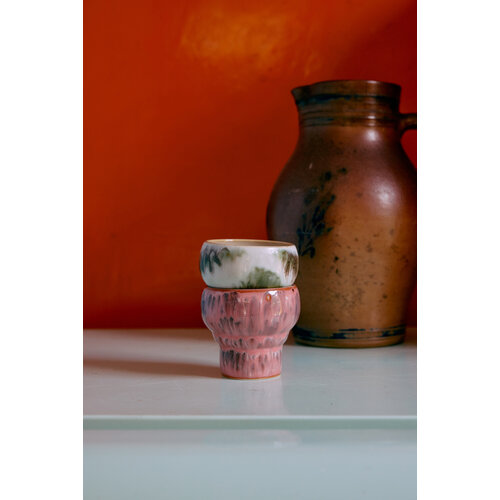HKLiving 70s lungo mokken expression - set van 2