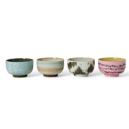 HKLiving 70s noodle bowls dada - set van 4