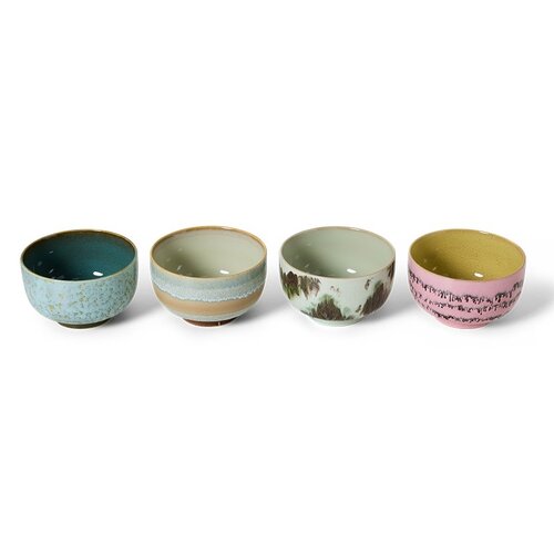 HKLiving 70s noodle bowls dada - set van 4