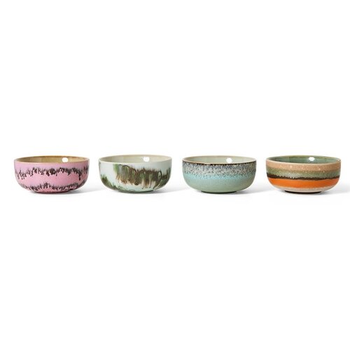 HKLiving 70s tapas bowls renaissance - set van 4
