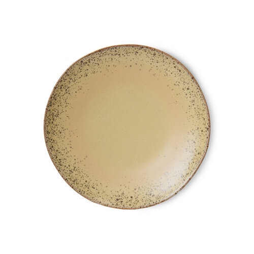 HKLiving 70s eetbord grit - set van 2