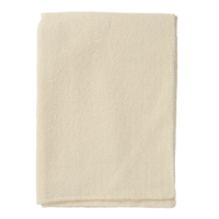 Bouclé plaid crème