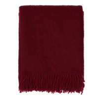 Gotland plaid bordeaux