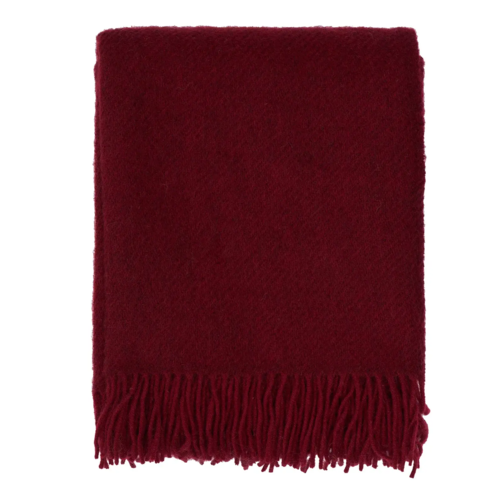 Klippan Gotland plaid bordeaux