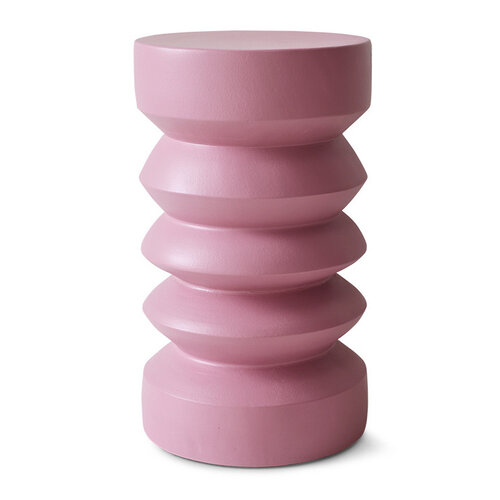 HKLiving Bijzettafel aardewerk rouge Ø 23 HKLiving Bijzettafel aardewerk rouge Ø 23