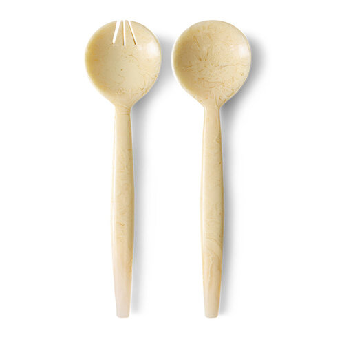 HKLiving Saladebestek vanilla - set van 2 HKLiving Saladebestek vanilla - set van 2