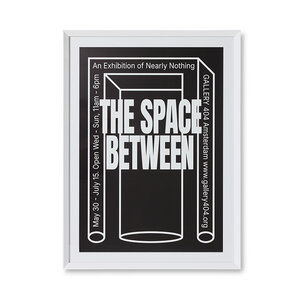 HKLiving Between space ingekaderde poster 87 x 4,5 x 118 cm