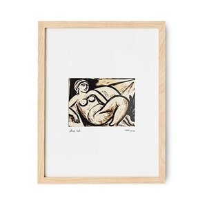 HKLiving Suns out ingekaderd kunstwerk 29 x 37 cm