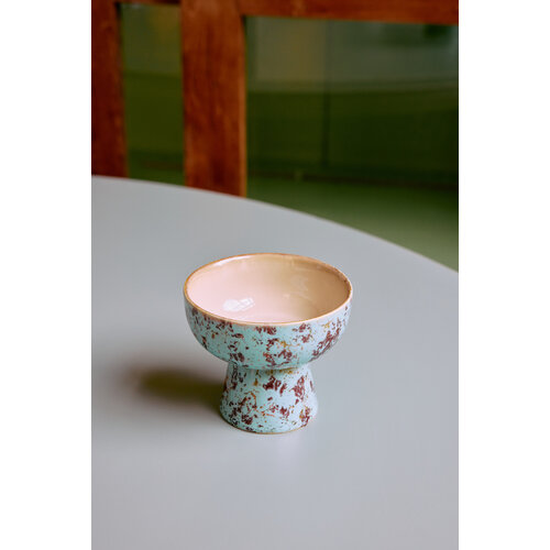 HKLiving 70s tapas bowl op voet S patina