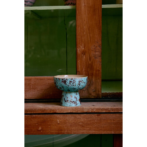 HKLiving 70s tapas bowl op voet S patina