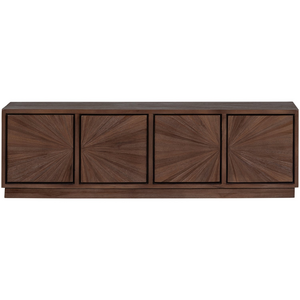 WOOOD Sun meuble TV en teck recyclé brun