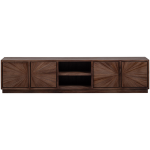 WOOOD Sun tv meubel met open vak recycled teak bruin